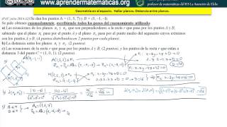 Geometría en el espacio 2bat ccnn2 037 julio 2014 a2 José Jaime Mas [upl. by Hollingsworth749]