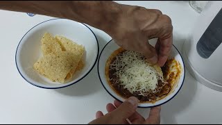 Vegetarian Depending Cheese or Vegan Chili Dip Recipe English [upl. by Griswold]