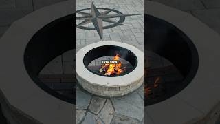 The Clients LOVE this Massive Fire Pit hardscape hardscaping landscaping outdoorliving [upl. by Benedix87]