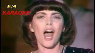 Pardonne moi ce caprice denfant  Mireille Mathieu  KARAOKE [upl. by Anialahs]