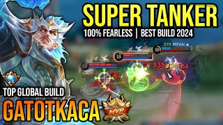 GATOTKACA BEST BUILD 2024  TOP GLOBAL GATOTKACA GAMEPLAY  MOBILE LEGENDS✓ [upl. by Ryder]