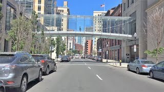 Driving Downtown 4K  Bostons Theater District  USA [upl. by Brott282]