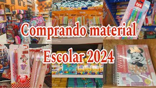 Comprando material escolar 2024 Muita coisa linda😍voltaasaulas materialescolar [upl. by Birecree]