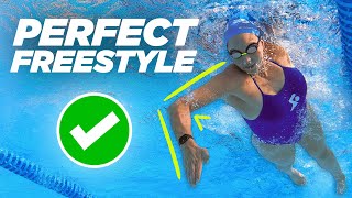 How to Swim PERFECT Freestyle [upl. by Hatnamas]