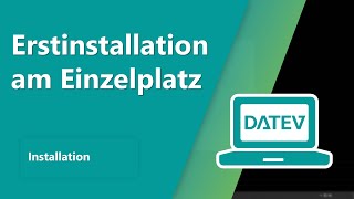 Erstinstallation der DATEVProgramme am Einzelplatz [upl. by Magdaia]