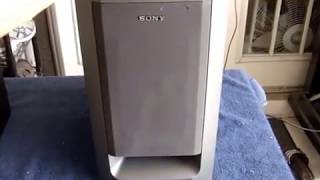 SONY Subwoofer  Super acoustically loaded woofer speaker SOUND music [upl. by Etnwahs666]