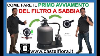 COME FARE il primo avviamento pompa a sabbia [upl. by Denzil]