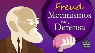 💜 Mecanismos DEFENSA del YO · Sigmund Freud · EJEMPLOS · Píldoras de Psicología · PSYconoce · [upl. by Pyotr]