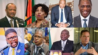 LIST OF NEW CABINET ANNOUNCED BY RAMAPHOSA [upl. by Ennahgem]