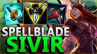 THIS SPELLBLADE SIVIR BUILD IS honestly kinda bad but its fun  Sivir ADC  League of Legends [upl. by Seadon]