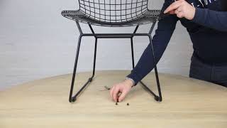 How to Assemble your Bertoia Inspired Replica Dining Chair from La Maison Chic [upl. by Eerak]