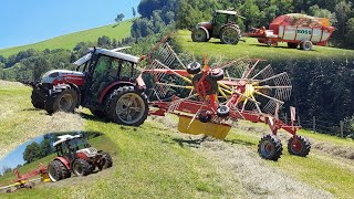 3Schnitt HEUEN 2020  Steyr Kompakt 375  Pöttinger power  Sound  hay harvest [upl. by Ophelie981]