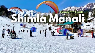 Shimla Manali Tour Complete Guide  Shimla Trip  Manali Trip  Shimla Manali Package [upl. by Anneehs]