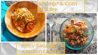 How To Shrimp Etouffee  Spicy Chicken amp Sausage Gumbo  Vegan  Korenn Rachelle [upl. by Bowerman]