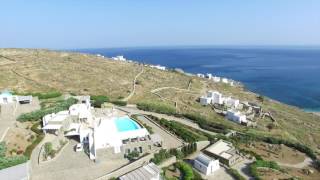 360 Aerial view of Dream Villa Mykonos [upl. by Aneled]