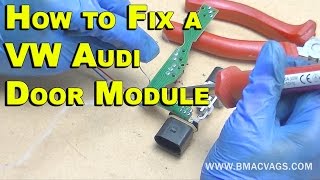 How to Fix a VW Door Lock Module PERMANENTLY [upl. by Krenn673]