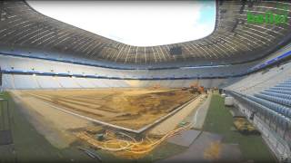 FC Bayern München  Umbau der Allianz Arena 2014 mit heiler [upl. by Maleki478]