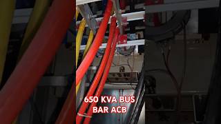 650 KVA BUS BAR ACB shorts electrical switchgear [upl. by Rockey]