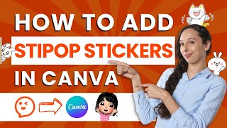 Canva Tutorial How to Add Cute Stickers to Your Designs for a Charming Touch [upl. by Poppas]