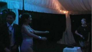 Bouqet amp Garter Toss With a Surprise Twist Oregon Wedding DJ [upl. by Akienom]