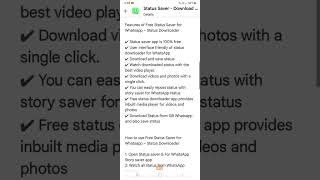How to Save Up Status with Status Saver App [upl. by Olympium465]