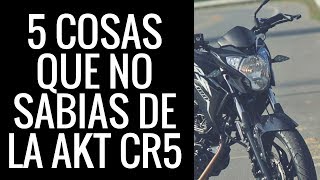 5 COSAS QUE NO SABIAS DE LA AKT CR5 [upl. by Parfitt]