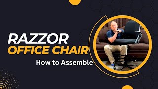 How to Assemble Razzor Office Chair and Review [upl. by Llerrac]