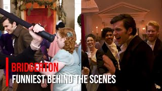 Bridgerton Season 3 Part 2 Funniest Behind The Scenes amp Bloopers [upl. by Fen]