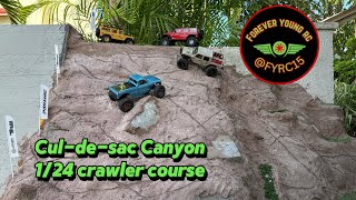 Build a 124 scale outdoor crawler course with limited space [upl. by Killy]