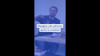 Comment masquer son adresse personnelle en microentreprise après la création [upl. by Aneala428]