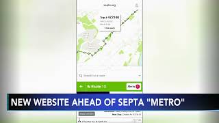 Philadelphias SEPTA launches revamped website to help track public transit while on the go [upl. by Aerda959]