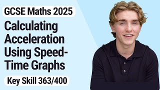 Calculating Acceleration Using SpeedTime Graphs  GCSE Maths 2025  363400 [upl. by Coryden551]