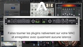 Enregistrez sans latence avec vos Plugins grâce à APOGEE Ensemble vidéo de La Boite Noire [upl. by Cirilo905]