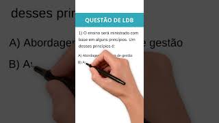 Questão de LDB da banca FUNDATEC  2023  Dificuldade fácil  Concurso Pedagogia [upl. by Aivalf]