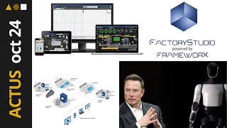 Actus n°16  Robot Optimus amp FrameworX Tatsoft IIoT  Oct 24 [upl. by Yvehc]