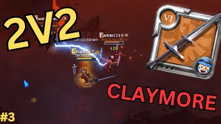 ALBION ONLINE 2V2 HELLGATES  CLAYMORE 3 [upl. by Swenson]