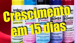 SEGREDO PARA SEU CABELO CRESCER RÁPIDO  Shampoo Bomba de Vitamina SALON LINE [upl. by Suivatra]