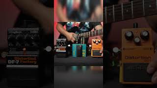 Digitech DF 7 vs Boss DS1 2 DigiTechFX BOSSinfoglobal distortionpedal guitarpedals guitar [upl. by Semyaj997]