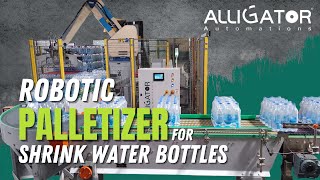 Robotic Palletizer for Packaged Water Bottles [upl. by Fitzgerald]