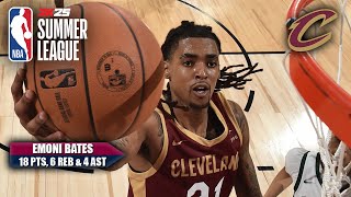 Emoni Bates MASTERY 🔥 Leads Cavs to BLOWOUT win in Summer League  NBA on ESPN [upl. by Racklin]