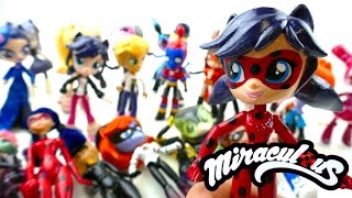 Miraculous Ladybug Toys Season 1 and Season 2 Custom Doll Review  Evies Toy House [upl. by Annauqahs]