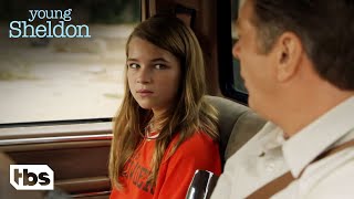 Missy Got Her First Period Clip  Young Sheldon  TBS [upl. by Aisyla6]