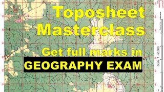 TOPOSHEET MASTERCLASS GEOGRAPHY ICSE CLASS 10 BY JAYANT KUMAR PADHI [upl. by Arelus]