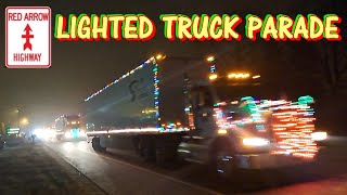 Red Arrow Highway Lighted Truck Parade [upl. by Leiruh]