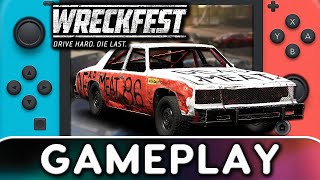 Wreckfest  Nintendo Switch Gameplay [upl. by Ailedamla92]