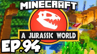 Jurassic World Minecraft Modded Survival Ep94  MORE FLYING DINOSAURS Dinosaurs Modpack [upl. by Munsey790]