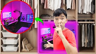 PHD  Căn Phòng Bí Mật Trong Tủ Quần Áo  Secret Room In The Closet [upl. by Shawnee]