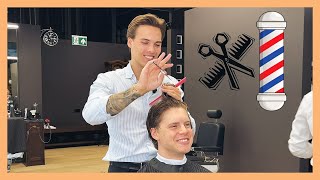 Jis norėjo pailsėti nuo ilgesnių plaukų Fade Haircut [upl. by Eninnaej891]