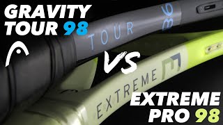 【HEAD x Fukkysインプレ】GRAVITY TOUR 98（2025プロトタイプ）vs EXTREME PRO 打ち比べ [upl. by Aihsotan]