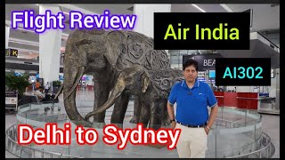 Air India AI302 Delhi to Sydney Flight Review ✈️Is there any new experience in their new plane [upl. by Neslund142]